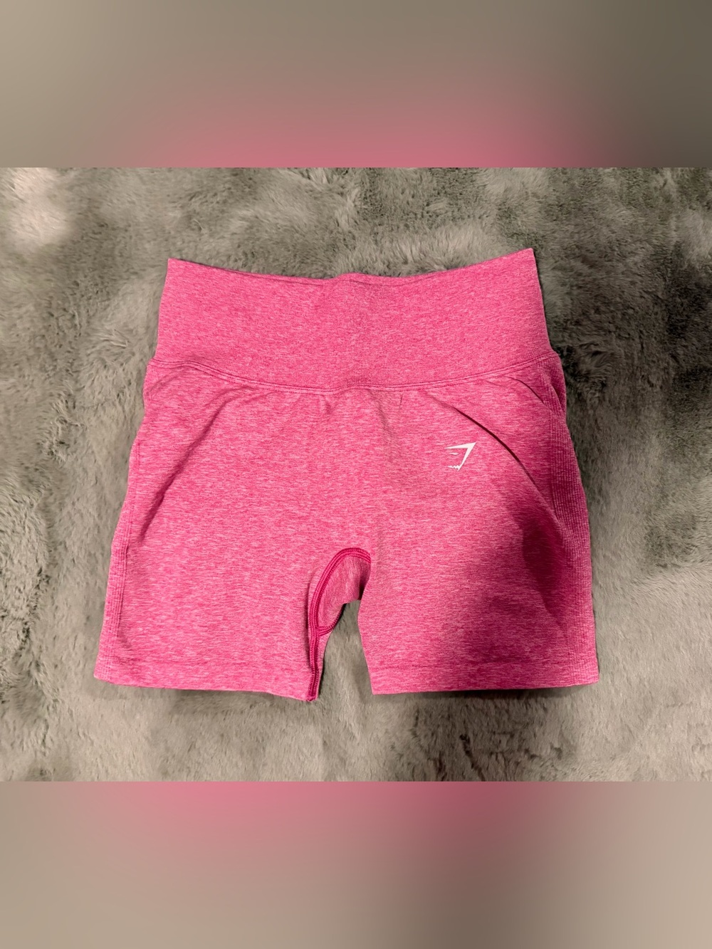 Gymshark Hot Pink High-Waisted Seamless Bike Shorts